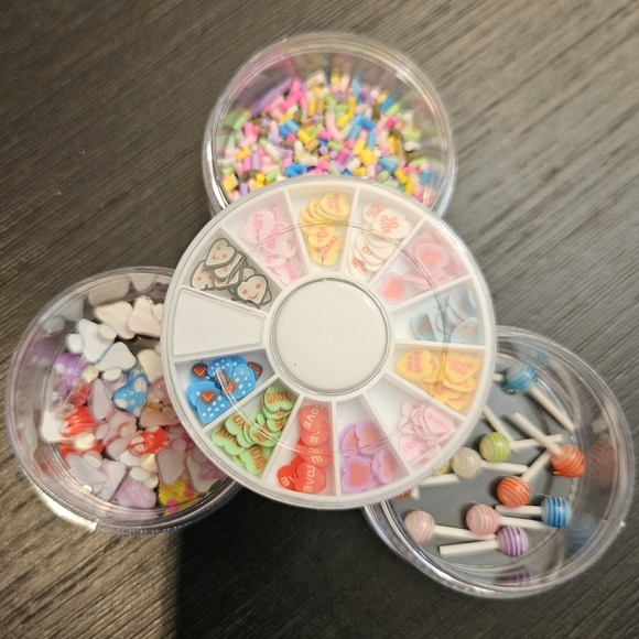 Handmade Custom Press On Set - Gems/Charms - Picture 7 of 16